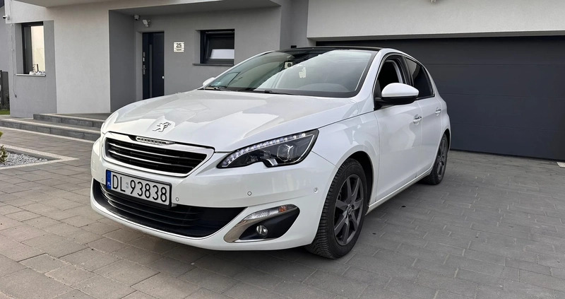 Peugeot 308 cena 42900 przebieg: 54628, rok produkcji 2014 z Legnica małe 92